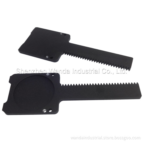 CNC Machining Part Made of 6061 Aluminum with Black Anodized